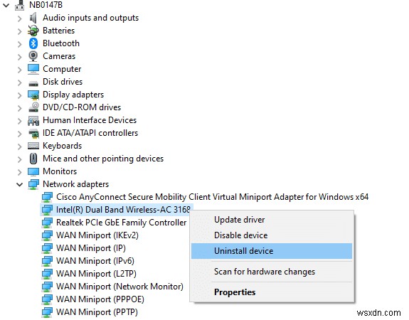 Khắc phục mất kết nối Internet liên tục trên Windows 10