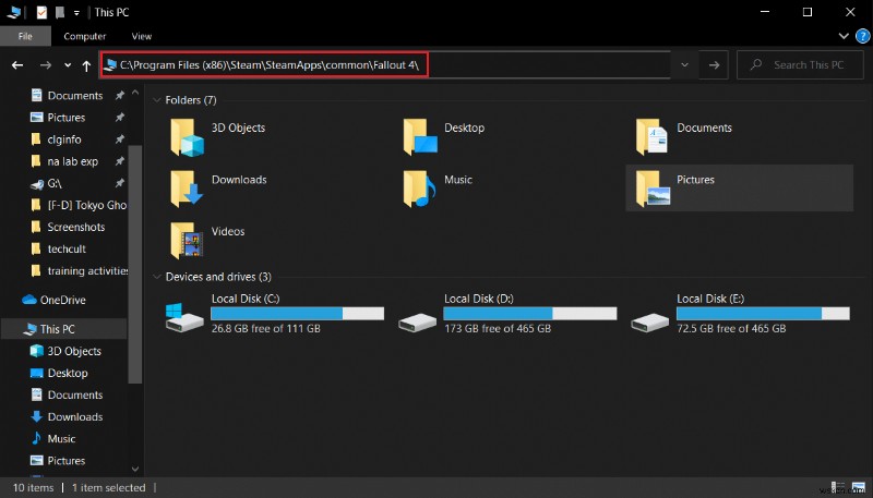 Khắc phục sự cố Fallout 4 Script Extender bị crash trên Windows 10