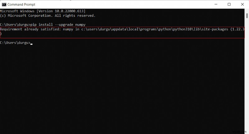 Hướng Dẫn Cài Đặt NumPy Trên Windows 10 Bước Theo Bước