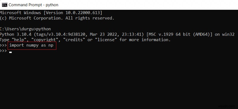 Hướng Dẫn Cài Đặt NumPy Trên Windows 10 Bước Theo Bước