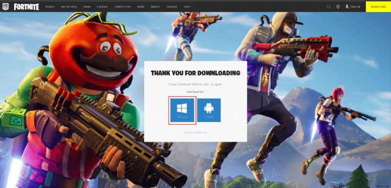 Cách khắc phục lỗi  Login Failed  trong Fortnite trên PC