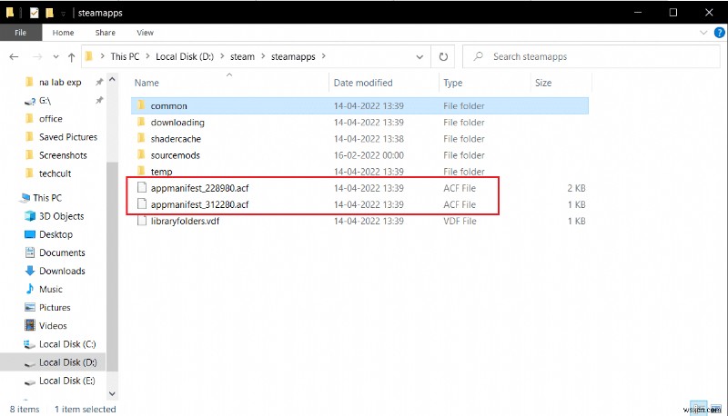 Khắc phục sự cố Steam tự động gỡ cài đặt game trên Windows 10