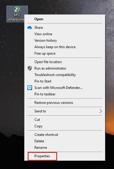 Sửa lỗi MSI Afterburner trên Windows 10: 14 giải pháp đã chứng minh
