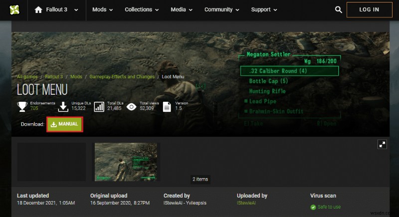 Cài đặt Mod Fallout 3 trên Windows 10: Hướng dẫn từng bước