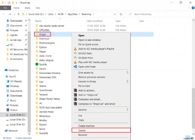 Cách khắc phục lỗi Origin bị treo khi tải lại (Resuming Download) trên Windows 10