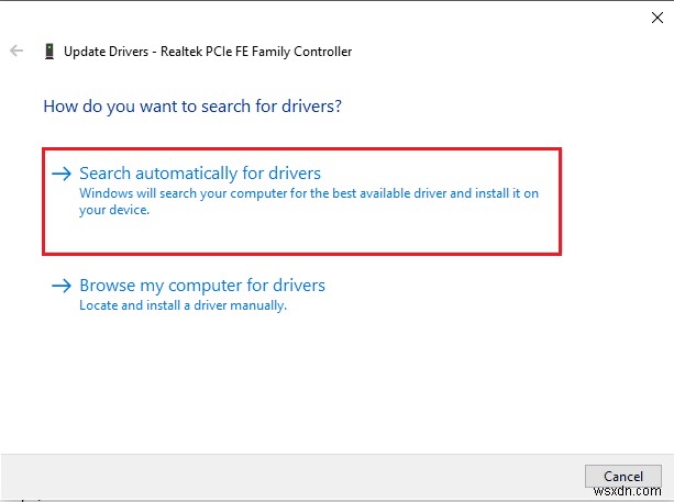 Khắc phục lỗi Driver IRQL Not Less Than or Equal to Rtwlane.sys