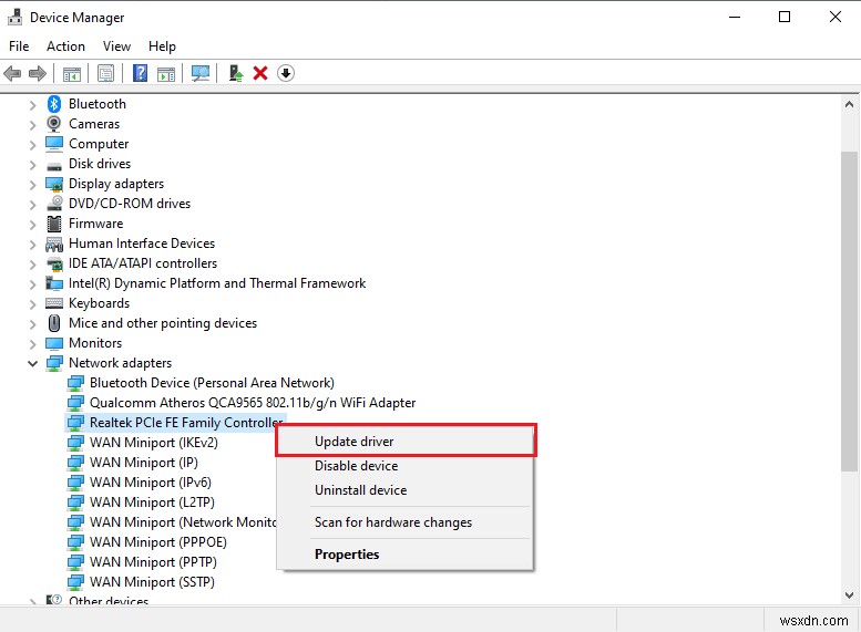 Khắc phục lỗi Driver IRQL Not Less Than or Equal to Rtwlane.sys
