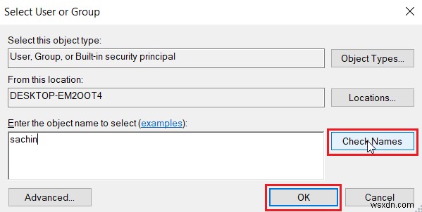 Khắc phục lỗi  Unexpected Error  chặn thay đổi thuộc tính trên Windows Vista