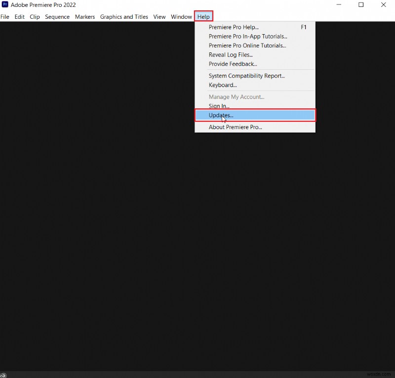 Khắc phục lỗi Accelerated Renderer trong Adobe Premiere Pro