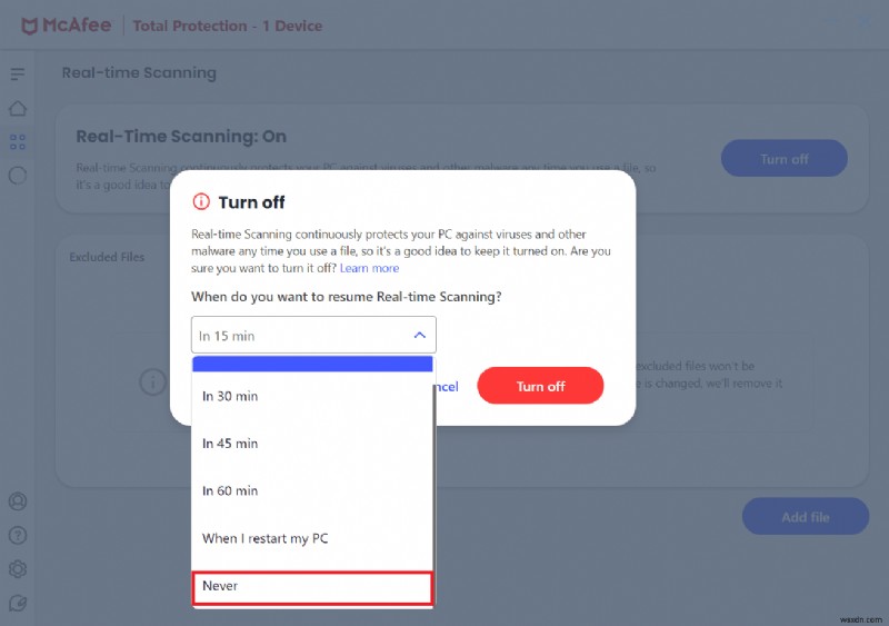 Tắt McAfee Antivirus trên Windows: Hướng dẫn từng bước