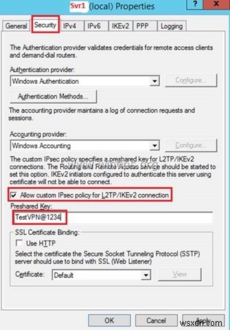 Hướng dẫn từng bước: Cấu hình L2TP VPN Server an toàn trên Windows Server 2016 với Pre-Shared Key tùy chỉnh