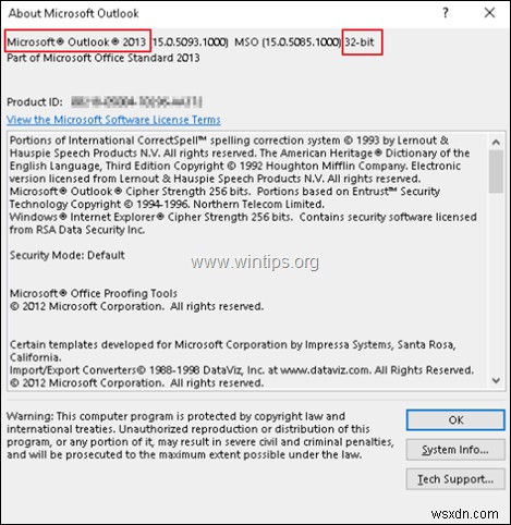 Khắc phục lỗi tạo quy tắc Outlook: Sửa Registry hoặc cài đặt (2010-2016)