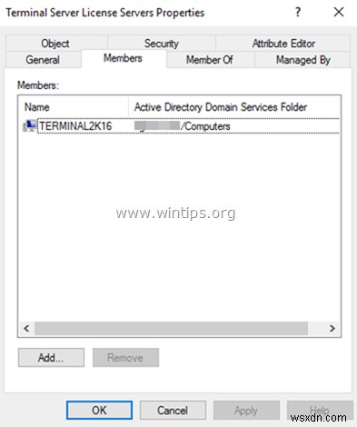 Khắc phục Event ID 4105: Remote Desktop License Server không cập nhật được thuộc tính người dùng trong Active Directory