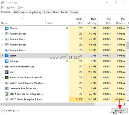 Khắc phục thanh tìm kiếm Windows 10 – Giải quyết lỗi  Không thể gõ  nhanh chóng
