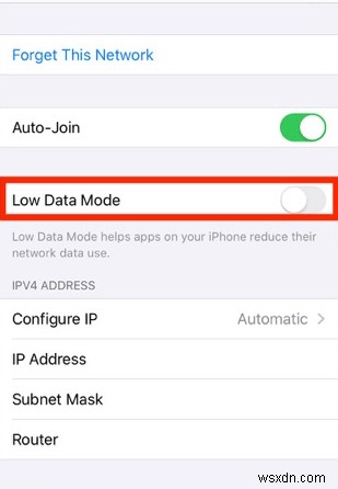 Làm Chủ Chế Độ Dữ Liệu Thấp (Low Data Mode) Trên iPhone: Bật/Tắt Dễ Dàng