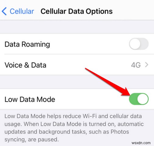 Làm Chủ Chế Độ Dữ Liệu Thấp (Low Data Mode) Trên iPhone: Bật/Tắt Dễ Dàng