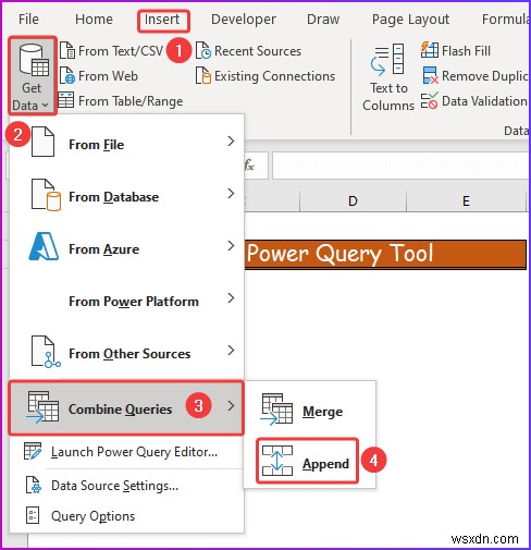Hợp Nhất Các Worksheet Excel Hiệu Quả Với Power Query – Không Cần Copy-Paste