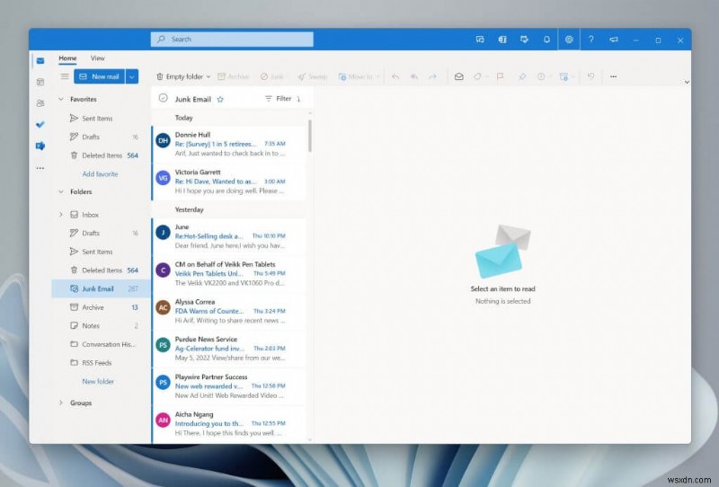 Bên Trong One Outlook Windows 11 Client Bị Rò Rỉ: Đánh Giá Chi Tiết