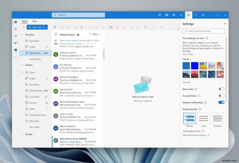 Bên Trong One Outlook Windows 11 Client Bị Rò Rỉ: Đánh Giá Chi Tiết