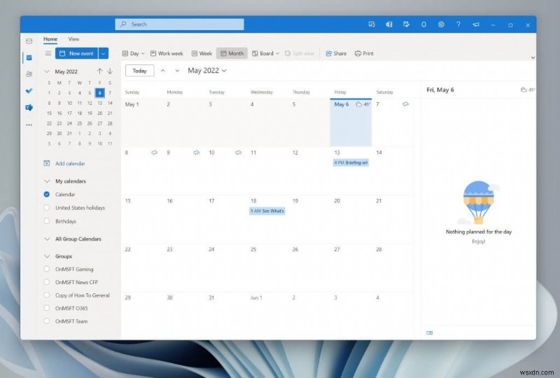 Bên Trong One Outlook Windows 11 Client Bị Rò Rỉ: Đánh Giá Chi Tiết