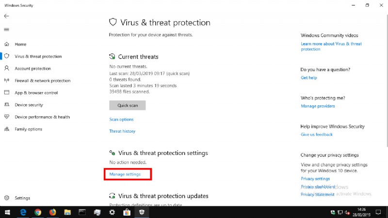 Cách tắt gửi mẫu virus tự động trong Windows 10