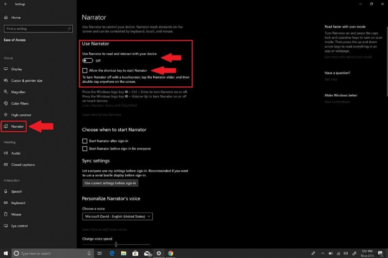 Tắt Windows 10 Narrator dễ dàng: Hướng dẫn từng bước