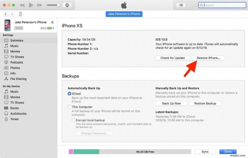 Cập nhật iOS 13 thất bại? Giải pháp từng bước khôi phục iPhone
