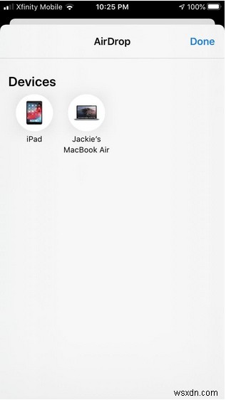 Chia sẻ mật khẩu an toàn với AirDrop trên iPhone, iPad và Mac