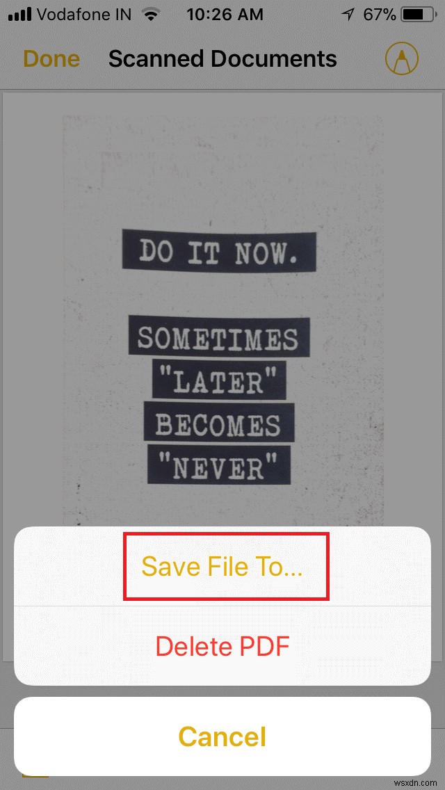 Dễ dàng quét và lưu tài liệu với Notes App iOS 11