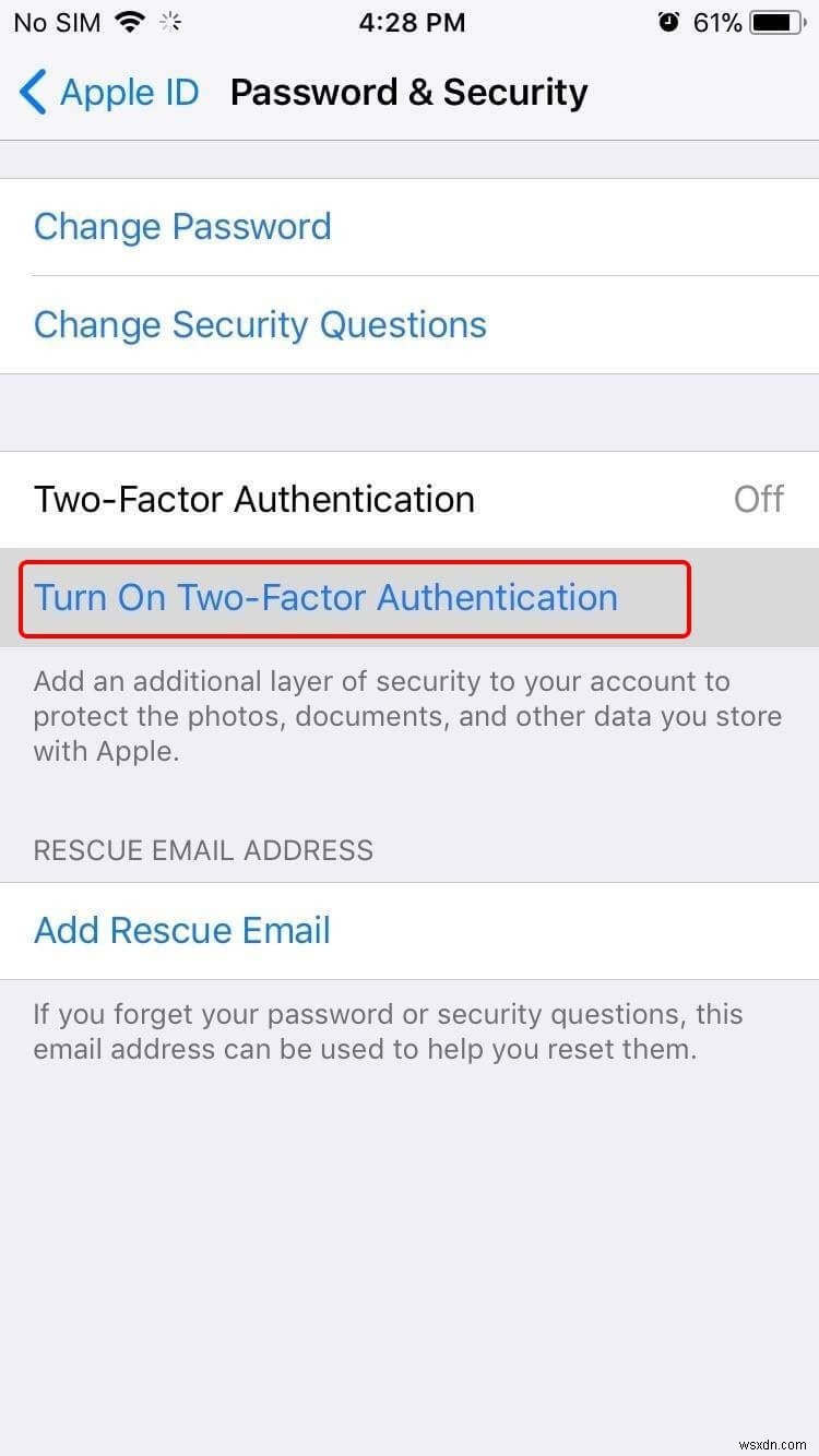 Bật/Tắt Xác thực hai yếu tố (Two-Factor Authentication) trên iOS 11: Hướng dẫn từng bước