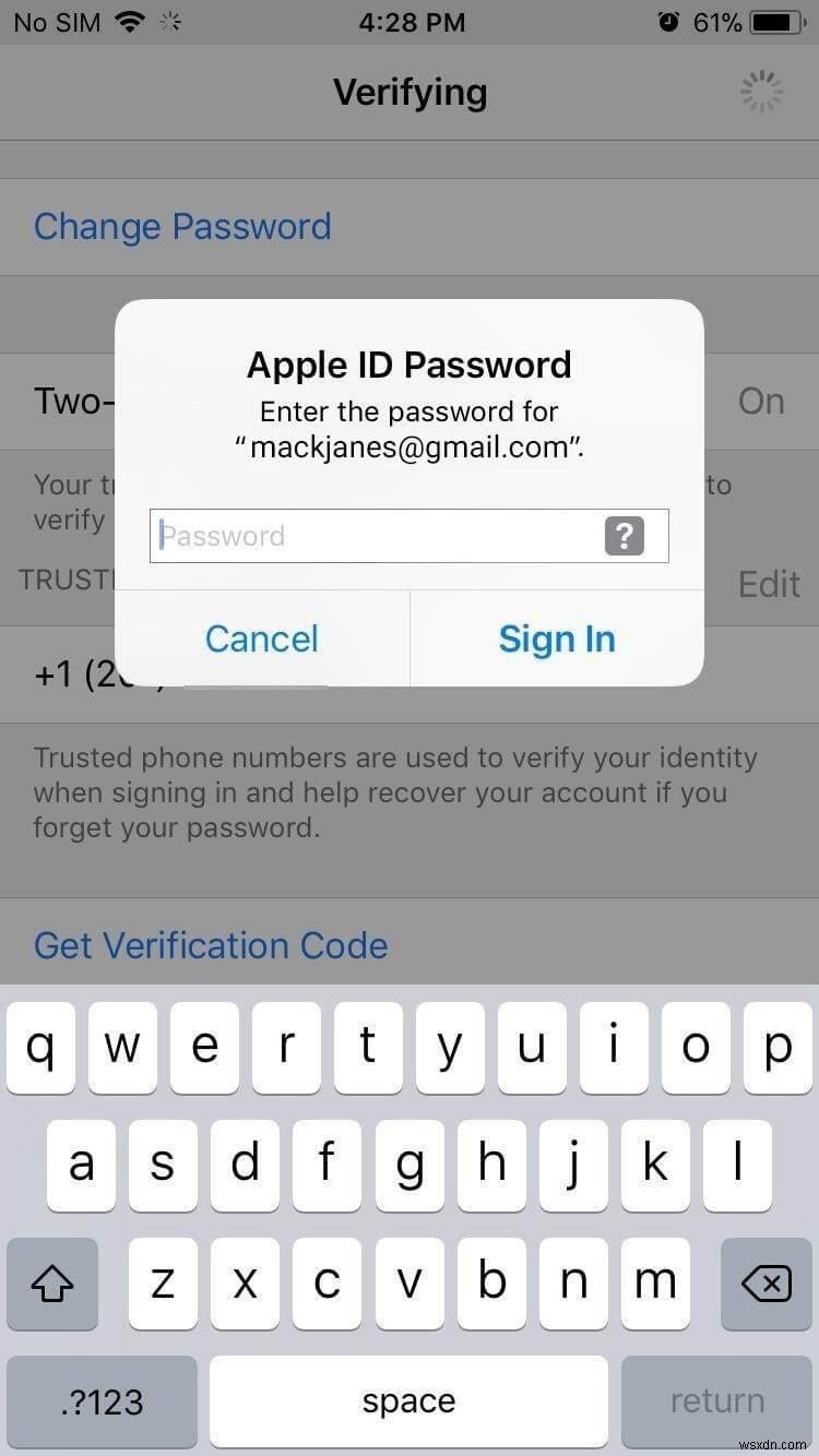 Bật/Tắt Xác thực hai yếu tố (Two-Factor Authentication) trên iOS 11: Hướng dẫn từng bước