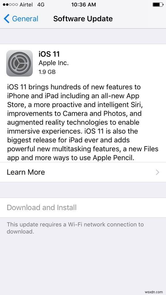 Hướng Dẫn iOS 11: Thiết Bị Tương Thích, Dung Lượng, Cài Đặt Bước Đằng Bước