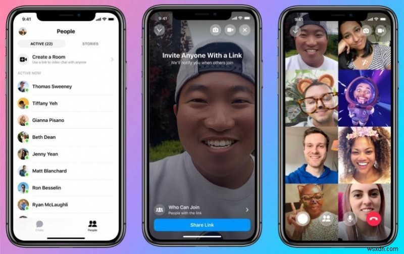Facebook Ra Mắt Messenger Rooms: Nền Tảng Gọi Video Cho Tới 50 Người Tham Gia
