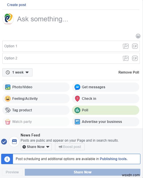 Hướng dẫn từng bước: Tạo cuộc thăm dò ý kiến (Poll) trên Facebook