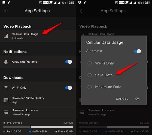 Kiểm soát sử dụng dữ liệu Netflix: Các bước đơn giản tiết kiệm băng thông