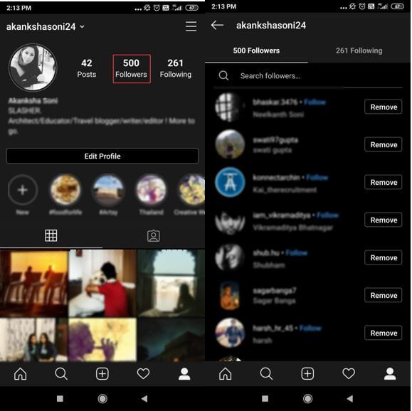Cách chặn hoặc xóa người theo dõi không mong muốn trên Instagram