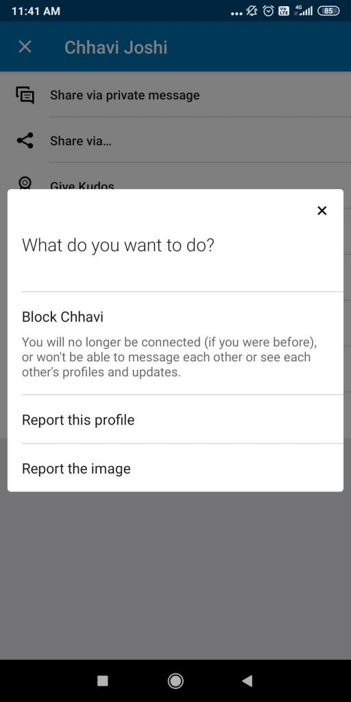 Chặn kết nối LinkedIn không cần xem hồ sơ của họ