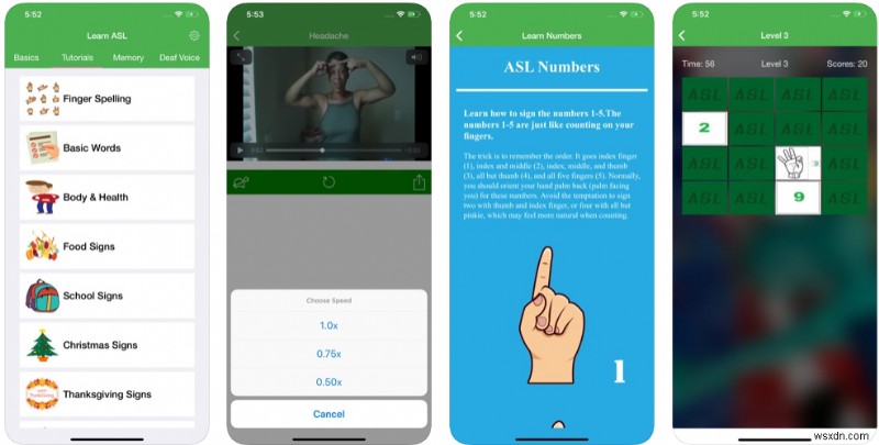 Top 5 ứng dụng iPhone học ngôn ngữ ký hiệu nhanh chóng