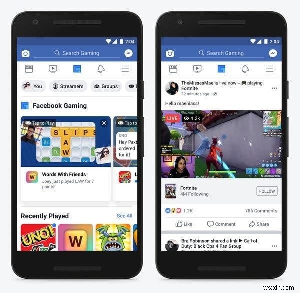 Facebook Ra Mắt Ứng Dụng Game Mobile Mới