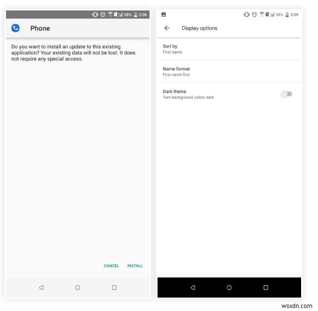 Cách Bật Chế Độ Tối (Dark Mode) Trong Ứng Dụng Phone Của Google