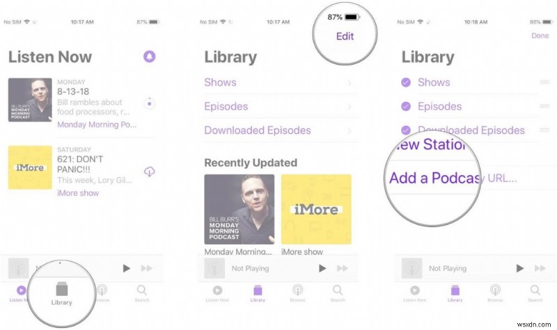 Thêm Podcast Nhanh Chóng Qua URL: Hướng Dẫn Bước Đi Bước