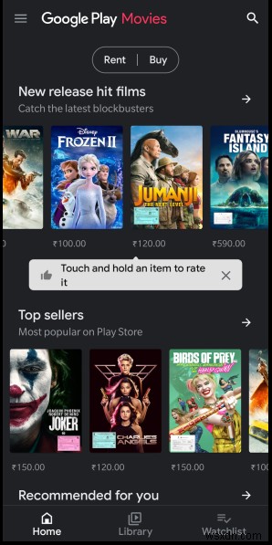 Cách thêm Phim và Chương trình TV vào Danh sách theo dõi (Watchlist) của Google