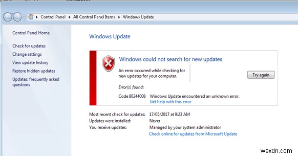 Khắc Phục Lỗi Cập Nhật Windows 10 80072ee2: Hướng Dẫn Bước Đi Nhanh Chóng
