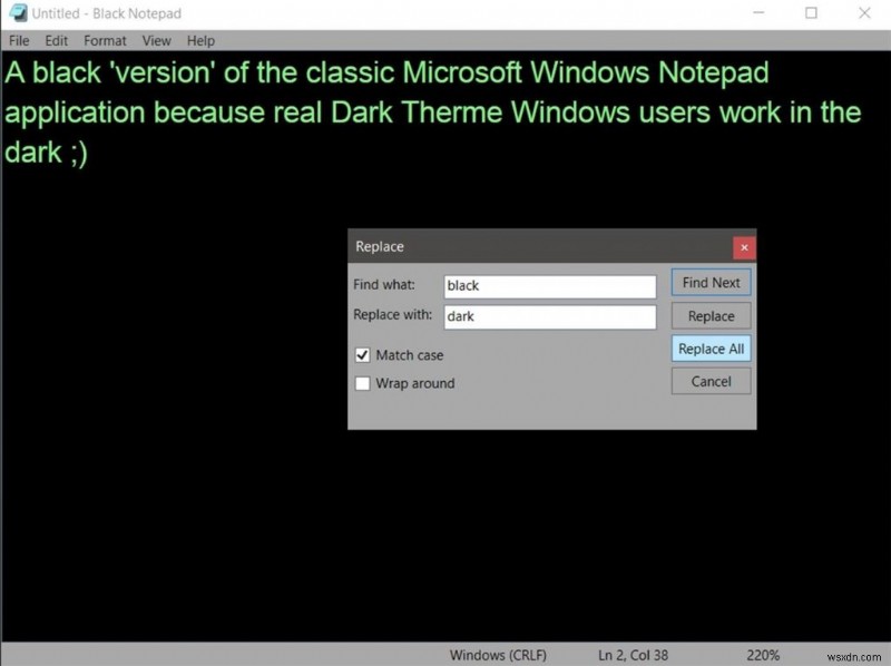 Tìm Notepad thay thế giao diện tối tốt nhất cho Windows 10