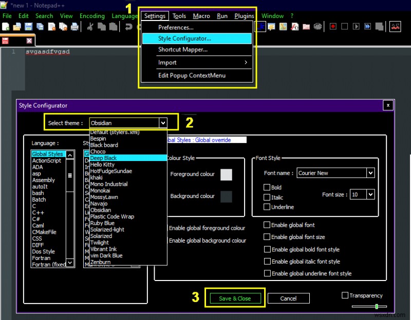 Tìm Notepad thay thế giao diện tối tốt nhất cho Windows 10