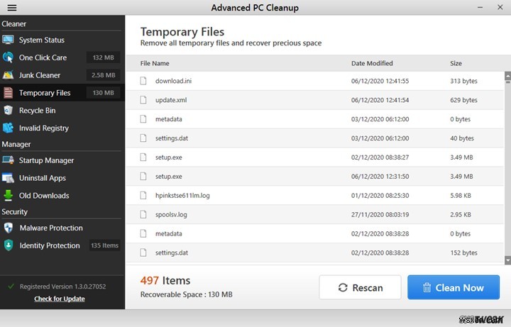 Giải phóng dung lượng ổ cứng nhanh với Advanced PC Cleanup – Giải pháp Windows 10 uy tín