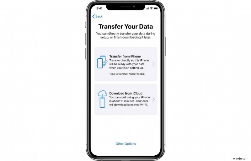 Chuyển Dữ Liệu Sang iPhone 11/Pro Mới Mượt Mà Với Công Cụ Tích Hợp Của Apple