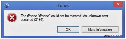 Khắc phục lỗi iTunes 3194 – Các bước nhanh kết nối lại thiết bị Apple