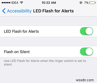 Bật cảnh báo LED Flash trên iPhone: Không bao giờ bỏ lỡ cuộc gọi hay tin nhắn