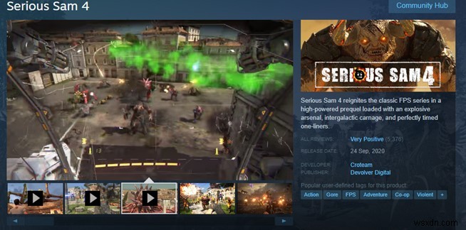 Khắc Phục Lỗi Giật, Crash Game Serious Sam 4 Trên PC – Hướng Dẫn Nhanh
